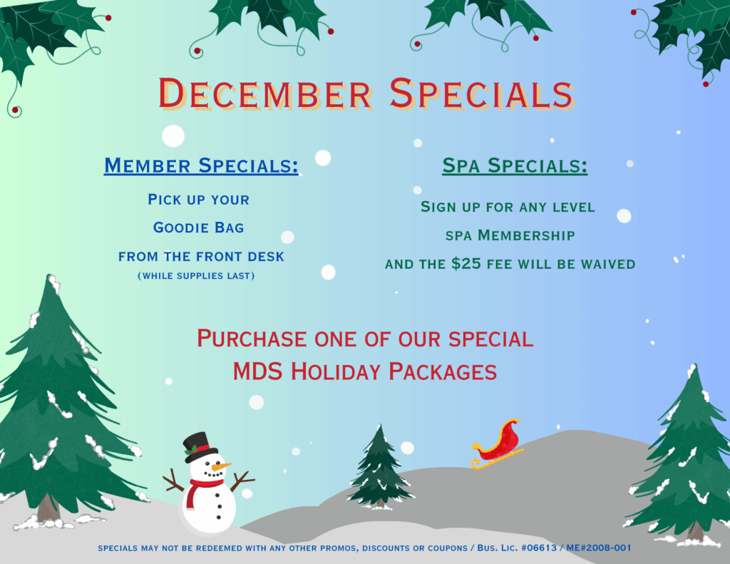 December 2025 specials