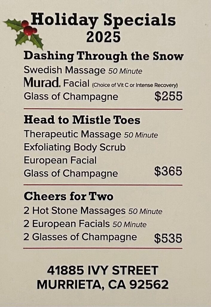 2025 Holiday Packages