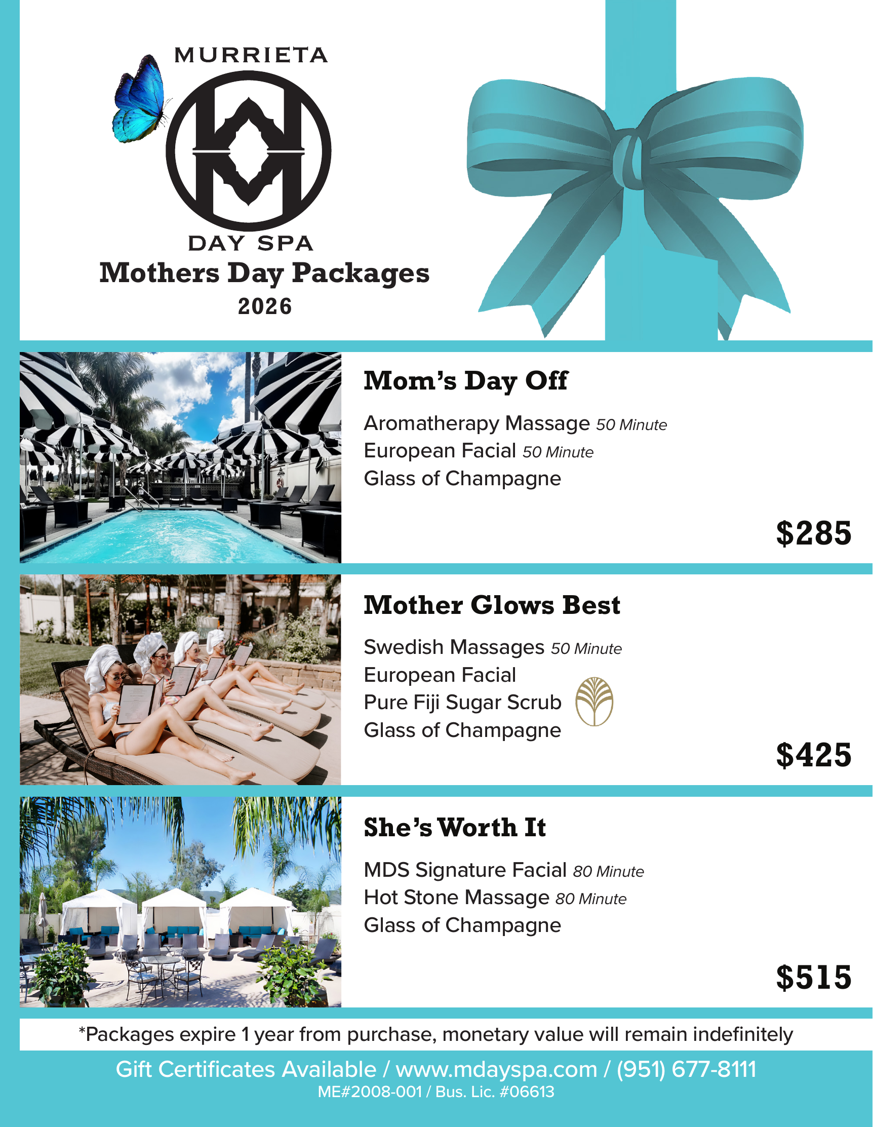 Mother's Day Packages